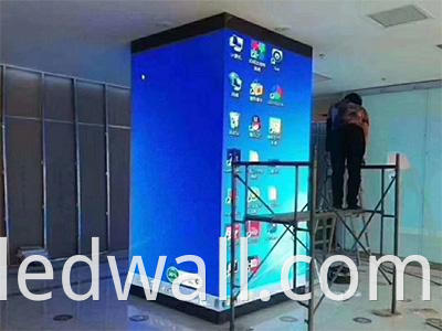 Indoor Edge Led Wall Display Installation 01